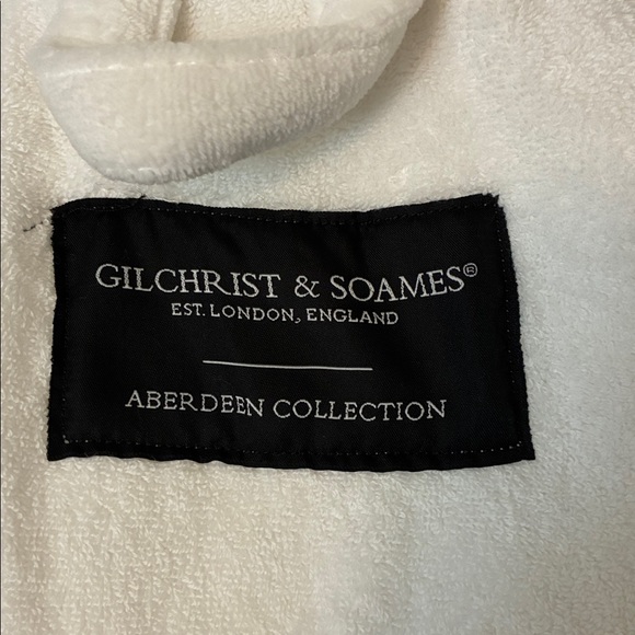 NWOT Cotton Velour White Bathrobe - Picture 6 of 9